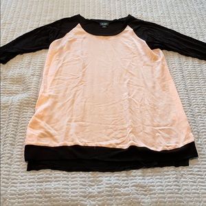 Maternity blush blouse